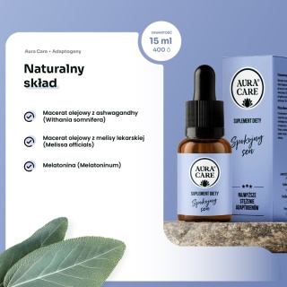 Spokojny Sen, adaptogeny, 15ml, AuraCare
