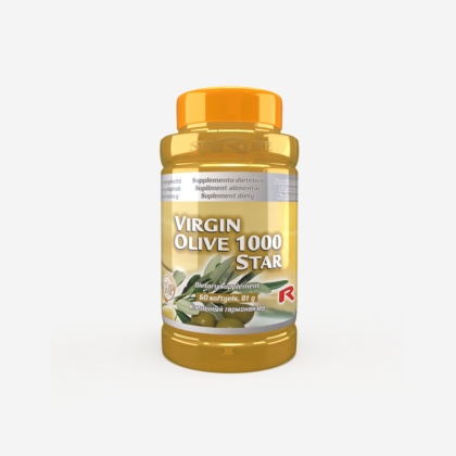 VIRGINE OLIVE 1000 STAR, zaparcie, 60 kapsułek