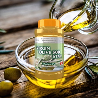 VIRGINE OLIVE 500 STAR, zaparcie, 60 kapsułek