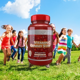 VITAMIN C GUMMY STAR, żelki z witaminą C, 60 żelków
