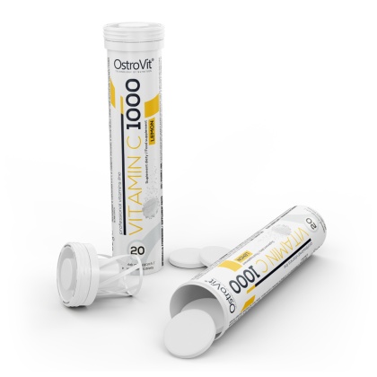 Witamina C 1000 mg, 20 tabletek musujących, OstroVit