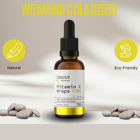 Witamina C KIDS w kroplach, 30 ml, OstroVit Witamina C KIDS w kroplach, 30 ml, OstroVit