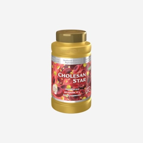 CHOLESAN STAR, cholesterol pod kontrolą, 60 kapsułek