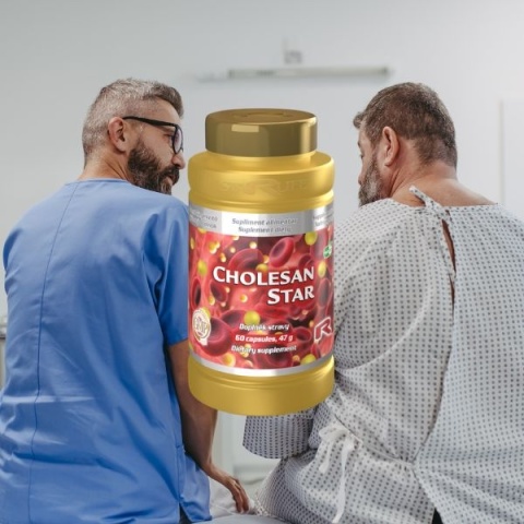 CHOLESAN STAR, cholesterol pod kontrolą, 60 kapsułek