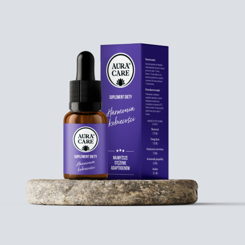 Harmonia Kobiecości, adaptogeny, 15ml, AuraCare Harmonia Kobiecości, adaptogeny, 15ml, AuraCare