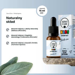 Słodki Sen, dla dzieci, adaptogeny, 15ml, AuraCare