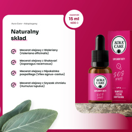 S.O.S PMS, adaptogeny, 15ml, AuraCare